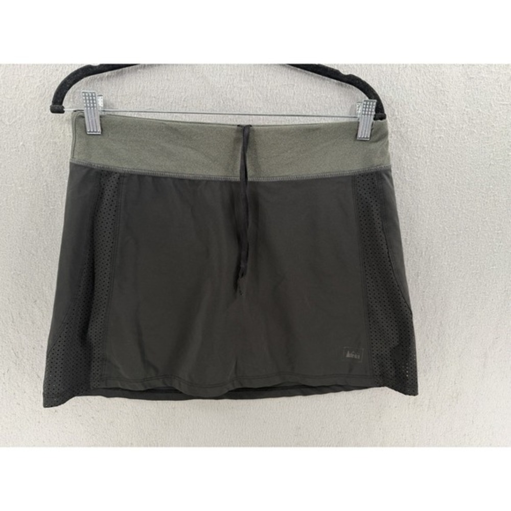 REI Olive Green and Dark Gray Active Skort